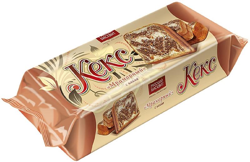 

Кекс Русский бисквит Мраморный с какао