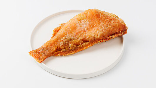 Окунь морской золотистый жареный, вес