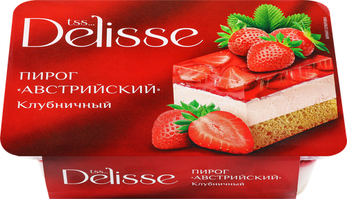 

Пирог Delisse Австрийский клубничный 250 г