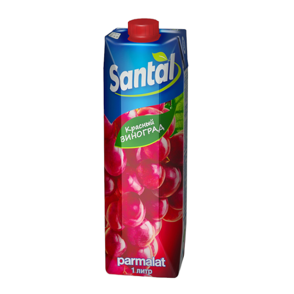 Напиток сокосодержащий Santal Красный виноград, 1 л
