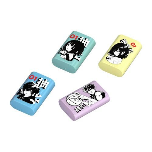 Ластик Meshu Аниме прямоугольный 3.7x2.4x1.1 см в ассортименте 1 шт.