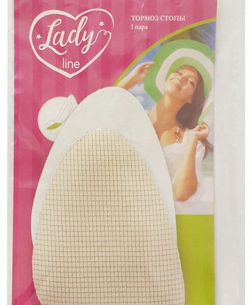 Тормоз стопы Lady Line ткань+пена, 1 пара