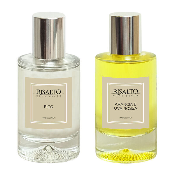 Набор спреев для Авто Risalto Arancia e uva rossa 50мл+Fico 50мл, Италия