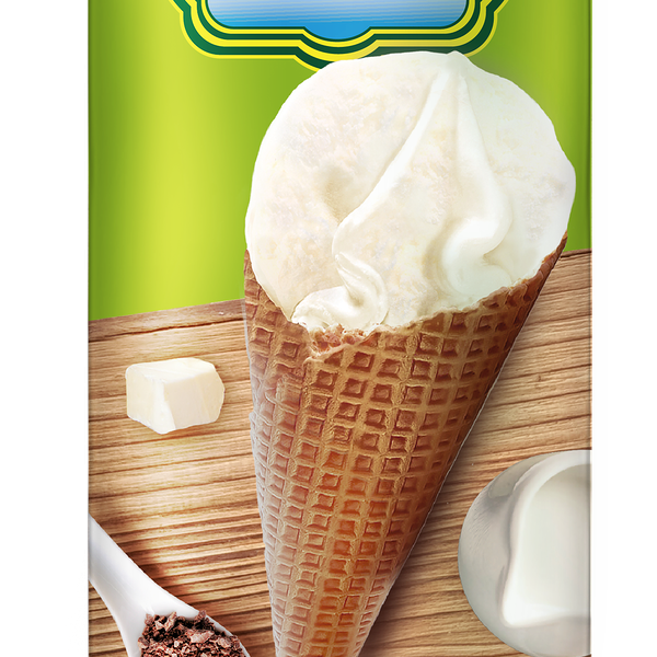 Мороженое Вологодский пломбир рожок с какао 130г Бзмж