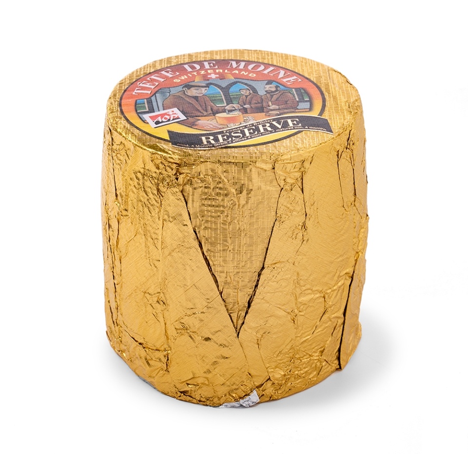 

Сыр из коровьего молока Tete de Moine 51% Reserve выдержанный 6 месяцев, вес