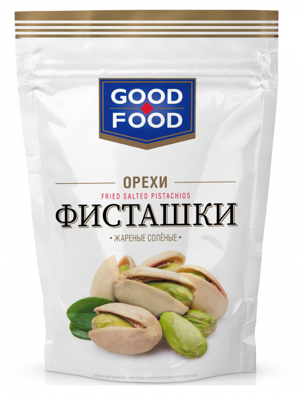 

Фисташки Good Food жареные соленые 130 г