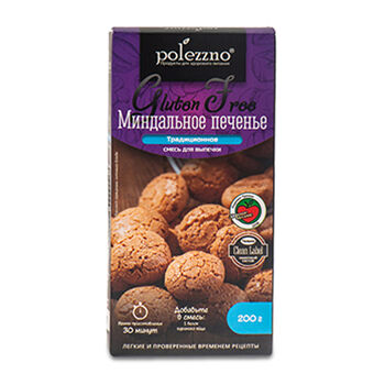 Смесь для выпечки Polezzno Миндальное печенье без глютена