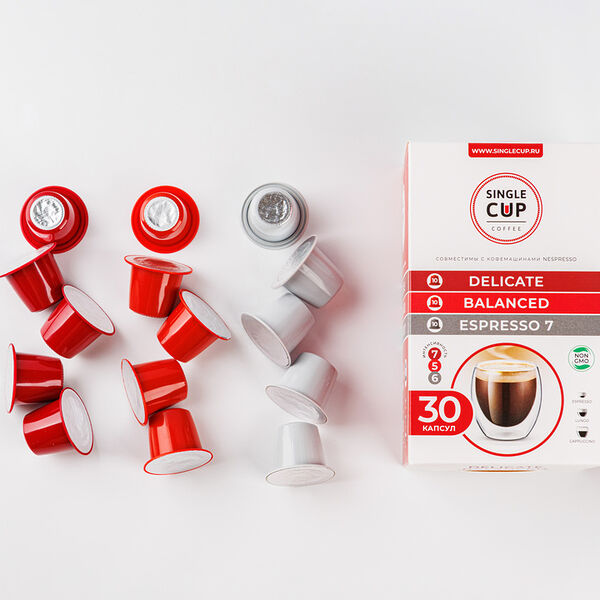 Набор кофе в капсулах Single Cup: Delicate, Balanced, Espresso 165 г