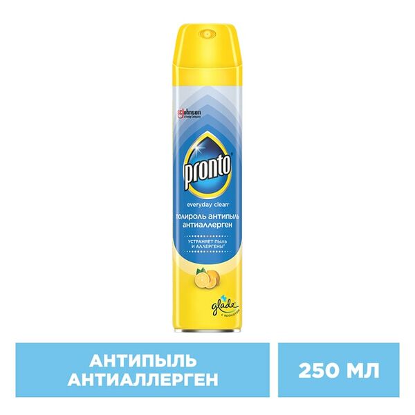 Полироль Pronto Антипыль и Антиаллерген 250мл