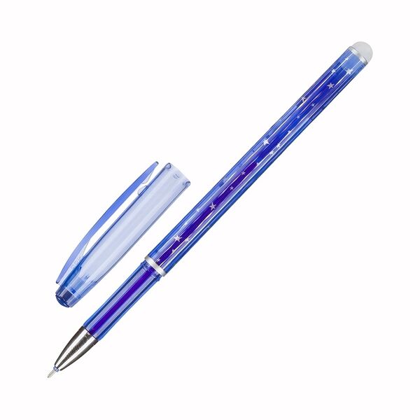 Ручка гелевая Attache со стираемыми чернилами толщина линии 0,5 мм синяя, 10г