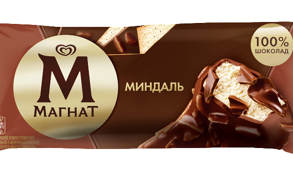 Мороженое эскимо Магнат Миндаль 73 г
