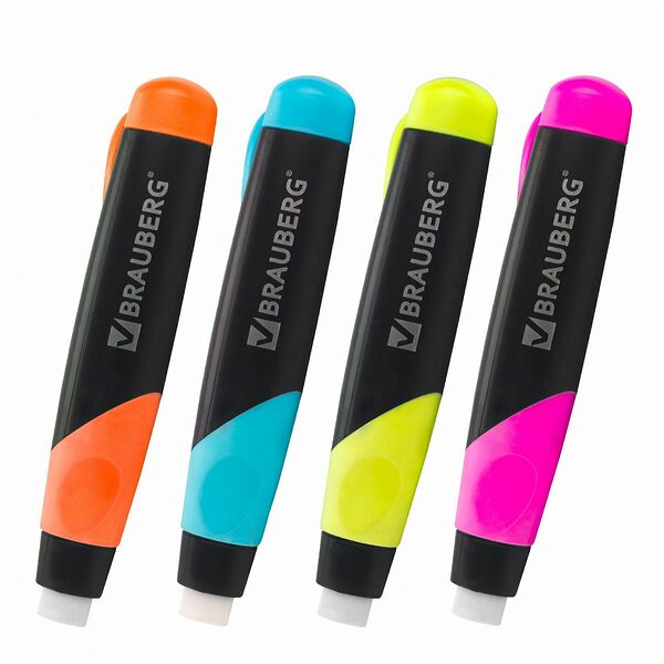 Ластик BRAUBERG Blaster белый выдвижной, в ассортименте 1 шт, Арт. 223593