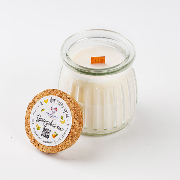 Свеча сувенирная Цитрусовый кекс