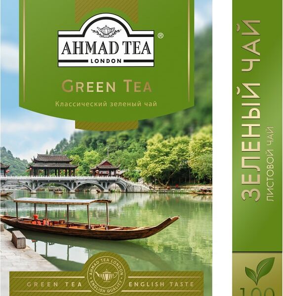 Чай зеленый Ahmad Tea Green Tea 100г