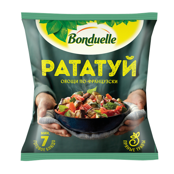 Овощи Бондюэль Рататуй по-французски смесь замороженная 400 г