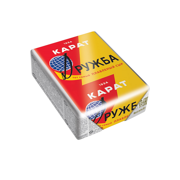 Сыр плавленый Карат Дружба 45% БЗМЖ 90 г