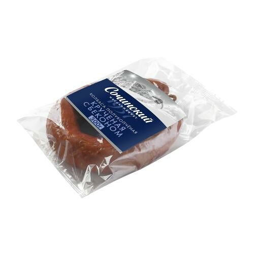 Колбаса Сочинский МК Крученая с беконом полукопченая