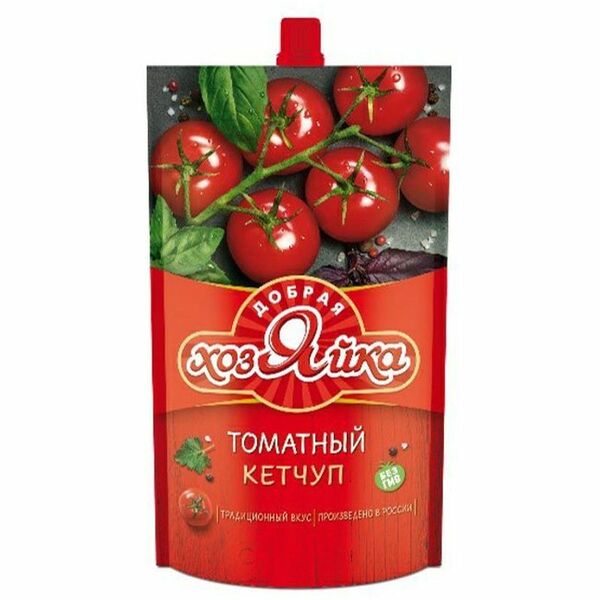 Кетчуп Добрая хозяйка Томатный дой-пак 300г
