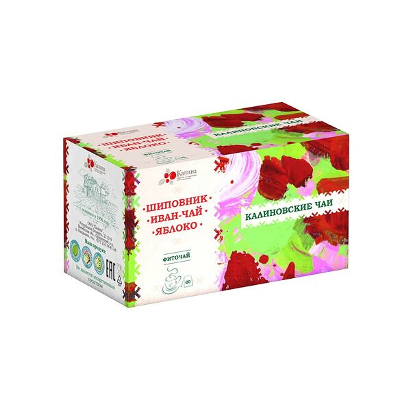 Фиточай «Шиповник, иван-чай, яблоко» 2,0г *20