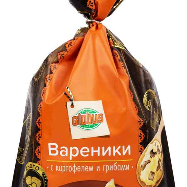 Вареники Глобус с картофелем и грибами