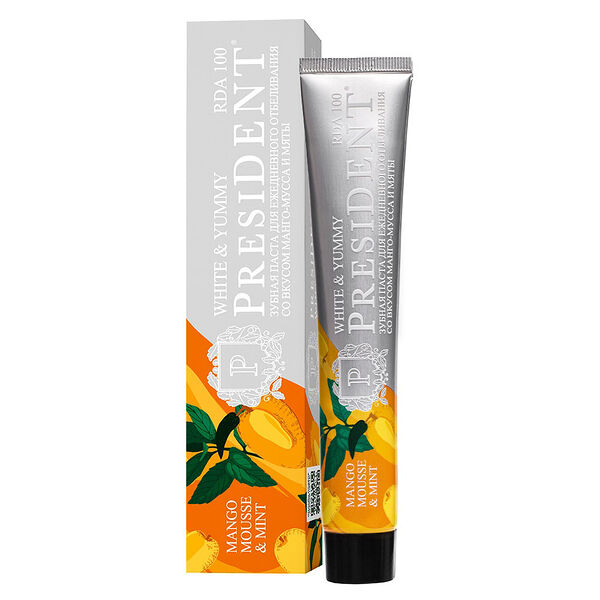President White & Yummy зубная паста манго мусс-мята 75 г