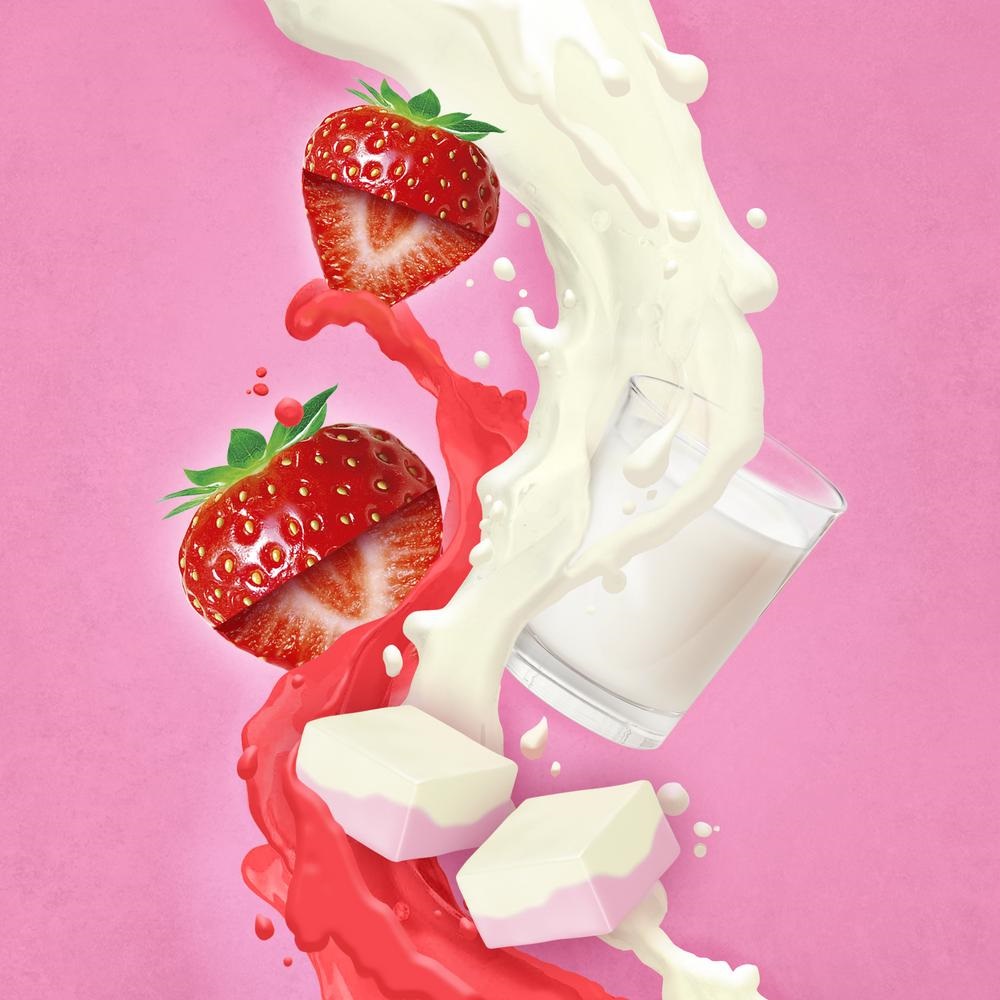 

Конфеты жевательные Fruittella Клубничный йогурт 41 г