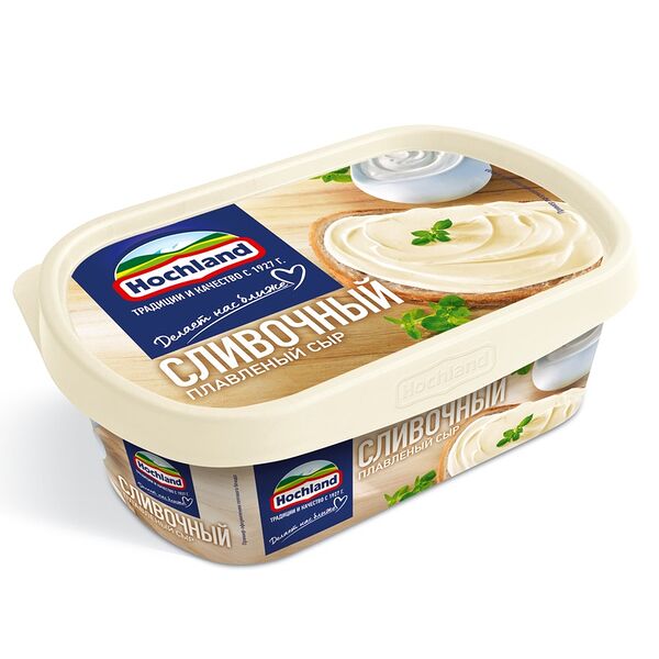 Сыр плавленый Hochland сливочный 55%, 200г