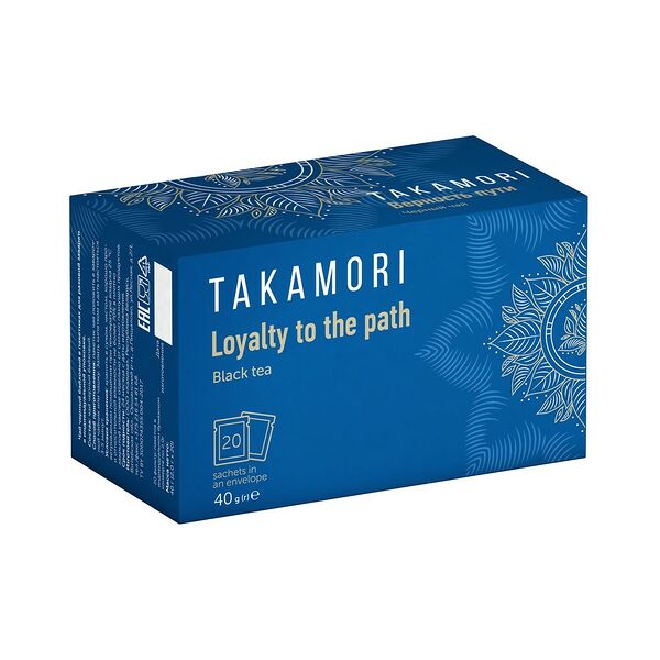 Чай черный TAKAMORI Верность пути по 2*20шт 40г