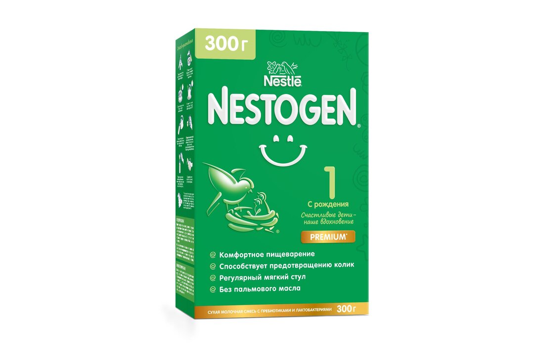 

Смесь сухая Nestogen 1 молочная с рождения 300 г