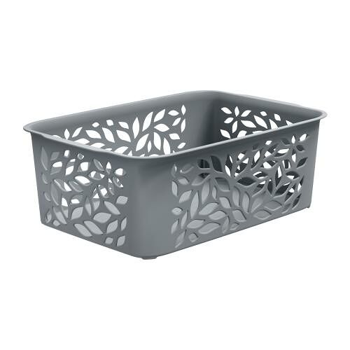 Корзинка для хранения Полимербыт серый 2.3л 22.4х15.4х8.1 см