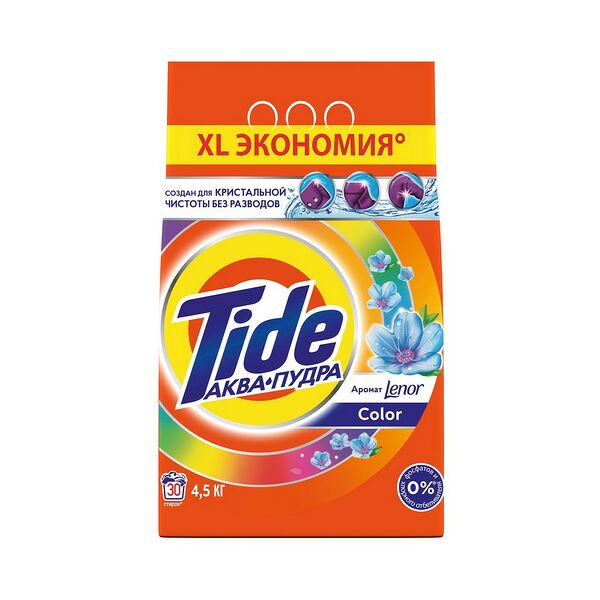 Синтет. моющее ср-во Tide (4,5) Absolute Автомат Color Lenor scent