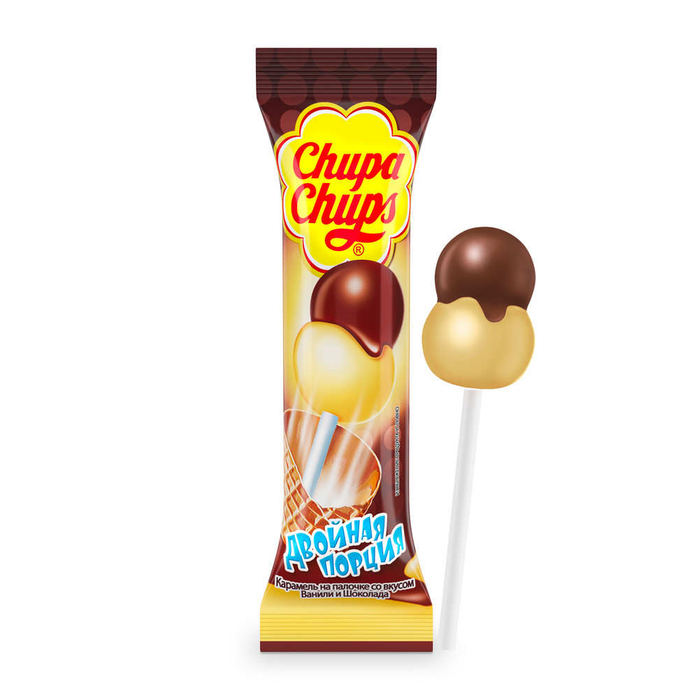 

Карамель Chupa Chups Двойная порция 16.8 г 1 шт в ассортименте