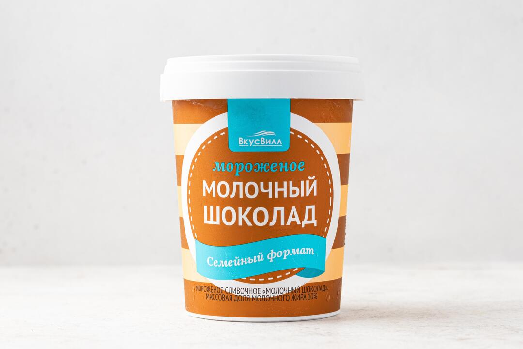 

Мороженое ВкусВилл "Молочный шоколад" 700 г