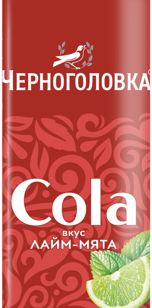Напиток газированный Черноголовка Кола со вкусом лайма и мяты