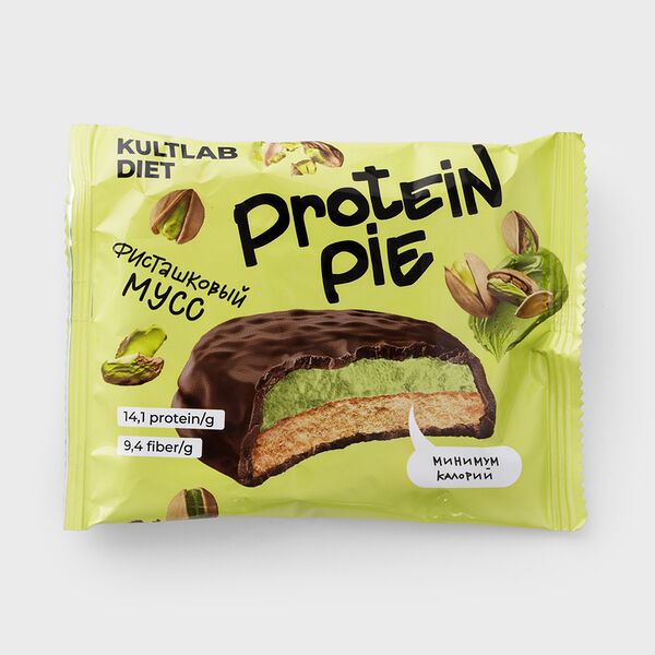 Kultlab Diet печенье протеиновое Фисташковый мусс, 60 г