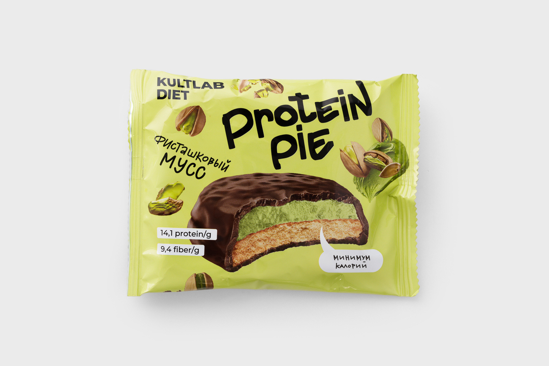

Печенье протеиновое Kultlab Diet Фисташковый мусс 60 г
