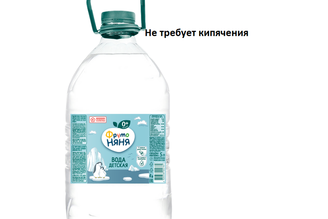 

Вода детская ФрутоНяня питьевая негазированная с 0 месяцев 5 л дизайн в ассортименте
