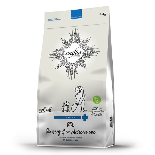 Сухой корм Craftia galena cat recovery&convalescence care ветеринарная диета для кошек поддержка в период восстановления/реабилитации