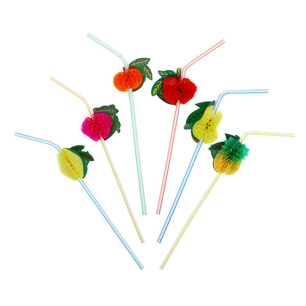 Всёгазин трубочки для напитков 12 шт, 240x5мм, 