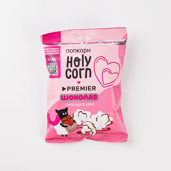 Попкорн Holy Corn политый шоколадом 50г