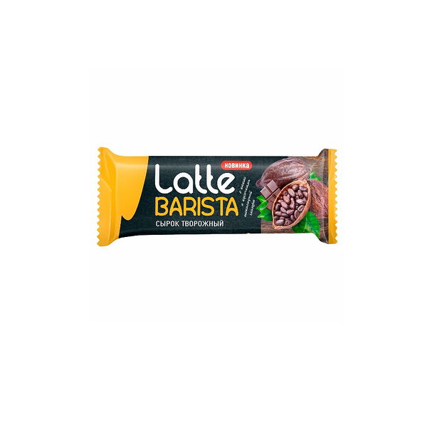 Сырок глазир Latte Barista с какао и кус шоколадной глазури 23% 40г