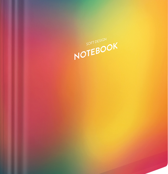 Тетрадь СПЕЙС н/кольцах 120л А5 7БЦ,,Моноколор.Soft design 