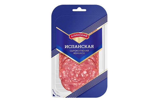 Колбаса сырокопчёная Испанская Клинский полусухая