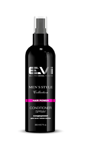 Кондиционер-спрей для волос мужской Evi Salon Professional Активный комплекс, 200мл