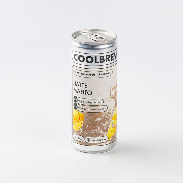 Напиток молочный кофейный Coolbrew Латте манго 250 мл