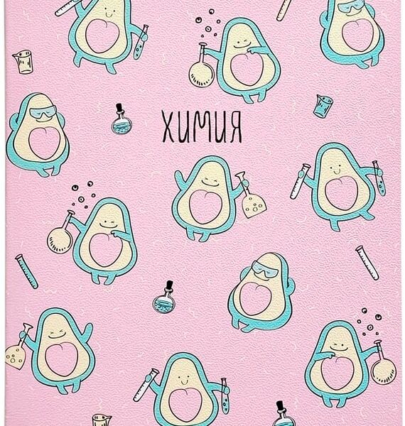 Тетрадь общая Be Smart Avocado Химия 165*203мм клетка 48л