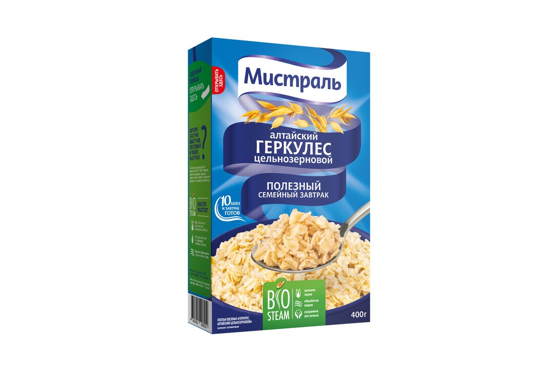 

Хлопья Мистраль Геркулес Алтайский 400 г