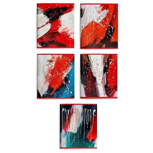 Тетрадь LOREX Chaos art, А5, 48 листов, в клетку, на скрепке, Арт. LXCBCL-CHA, в ассортименте