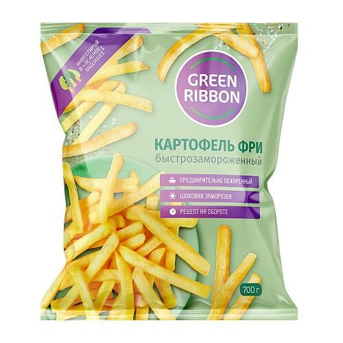 Картофель фри Green Ribbon быстрозамороженный, 700 г