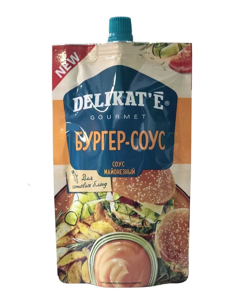 

Соус майонезный DELIKAT'E Бургер-соус 200 г